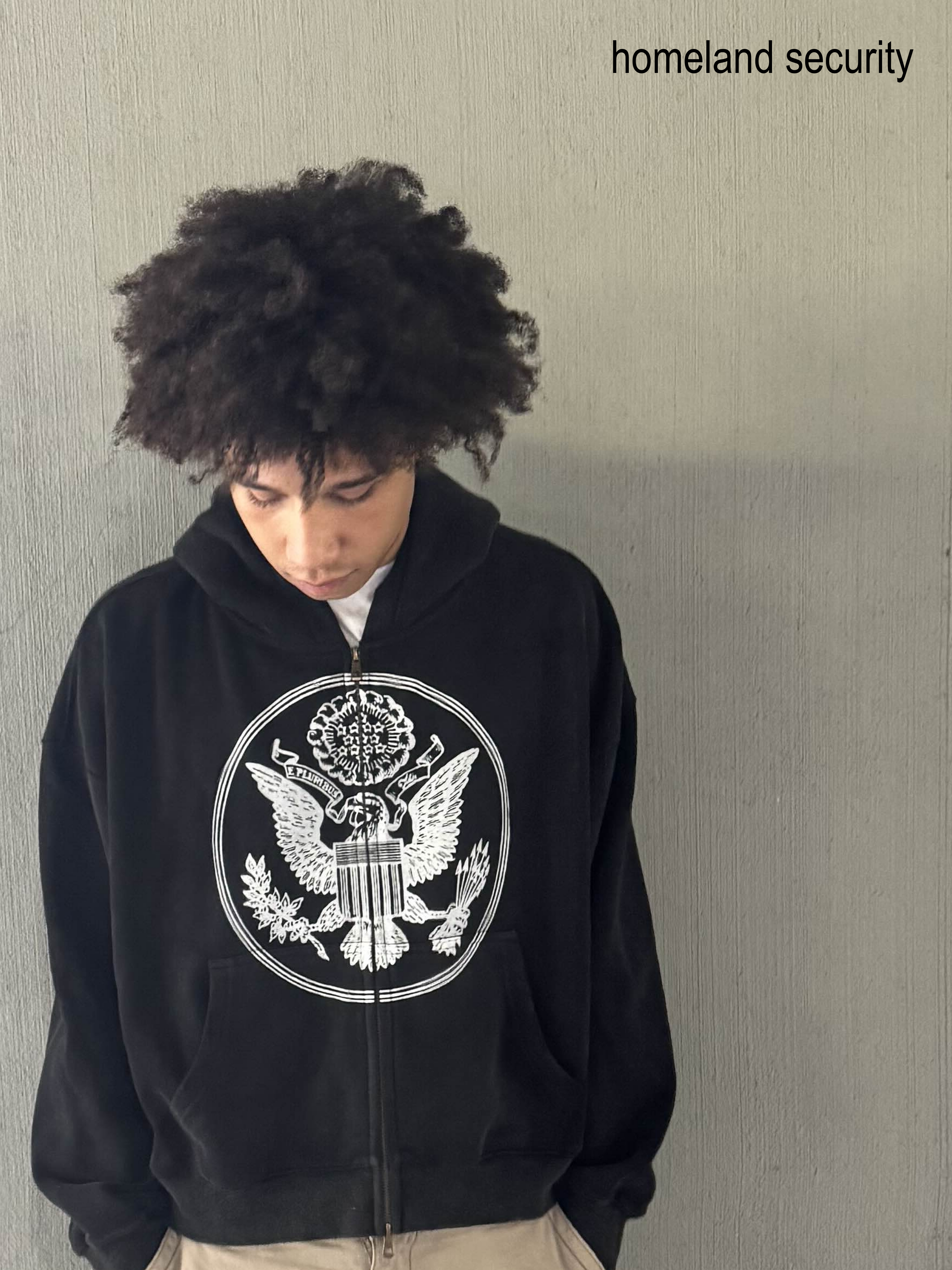 Homeland security zip up