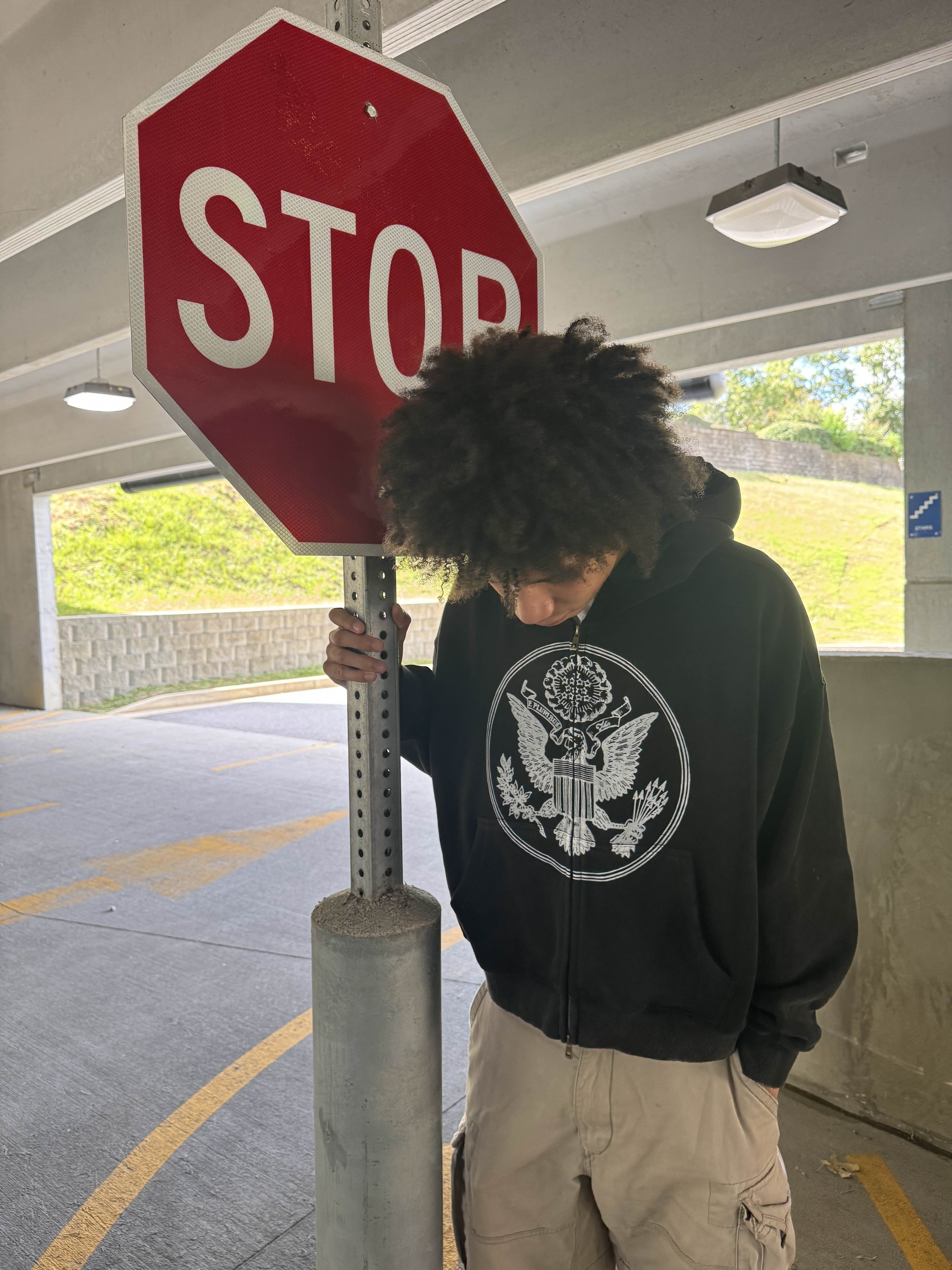 Homeland security zip up